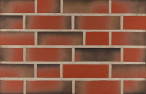 Фасадна клінкерна плитка 13302 rot-bunt ofengeflammt glat