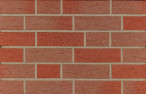Фасадна клінкерна плитка 14590 rot-nuanciert genarbt besandet